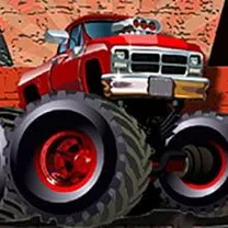 Crazy Monster Trucks Puzzle