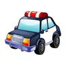 Cartoon Police Cars Puzzle